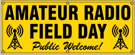 Amateur Radio Field Day Banner - Large Amateur Radio Field Day Banner - Large