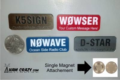 Ham Radio Callsign Mini Badges Ham Radio Callsign Mini Badges